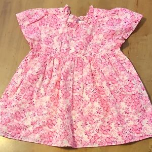 Floral Pink Baby Dress
